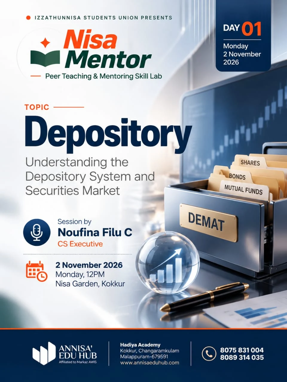 Nisa Mentor 02: Depository, by Ms. Noufina Filu C